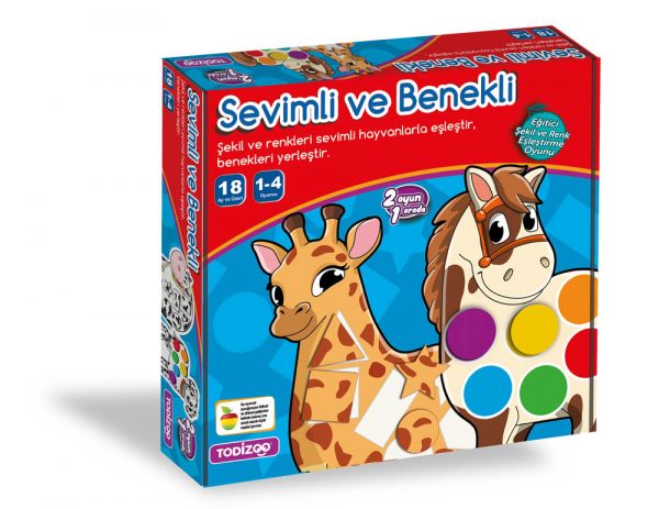 Todizoo Sevimli ve Benekli Eğitici Çocuk Oyunu