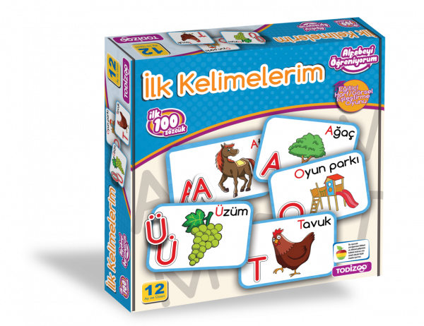 Todizoo İlk Kelimelerim Eğitici Çocuk Oyunu